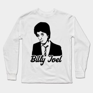 Retro Style Rock - Billy Joel Long Sleeve T-Shirt